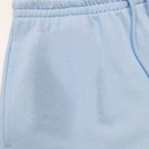 กางเกงขาสั้นทรงวีร์ธสไตล์ผ้าคอตตอนหนานุ่มสำหรับผู้ชาย พิมพ์ลายดอกไม้แบบ 3 มิติ กางเกงขาสั้นลำลองสไตล์สตรีทสำหรับฤดูร้อน มีเชือกผูกเอว - Product Image 5