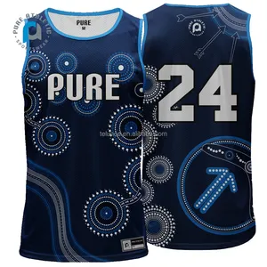 Pure Tank Top Actieve Wear Au Nz Training Singlets Mannen Vrouwen Sublimatie Polyester Tag Touch Snelle Droge Tank Top Met Singlets