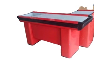 Mostrador de Caja Metálico para Supermercado/Hipermercado, 1800x600x850mm, con Función de PVC - Product Image 6