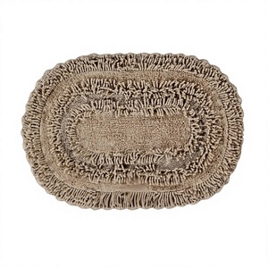 Alfombra de Baño Rectangular de Algodón con Diseño Floral Antideslizante, Ecológica, Absorbente y Lavable a Máquina de ITHL - Product Image 1