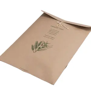 Sinicline hot selling Eco-friendly packaging biodegradable envelop bags made by Bamboo material