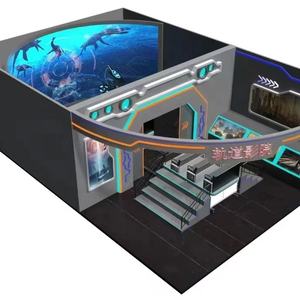 Technologie de l'oeil nu 5D Flying Track Cinema Système de théâtre 3D Rail 9D <span class=keywords><strong>Cinéma</strong></span> <span class=keywords><strong>Jurassic</strong></span> World Ride Siège personnalisé - Product Image 6