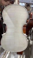 Violon blanc SurpassMusic Sweet Sound en épicéa massif, chef-d'œuvre en bois européen, acceptant la personnalisation, tailles 4/4, 3/4, 1/2