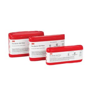 3M Fire Barrier Pillow FB269 2 In X 6 In X 9 In Intumescent Reusable Insulation <b>Material</b> - Product Image 1
