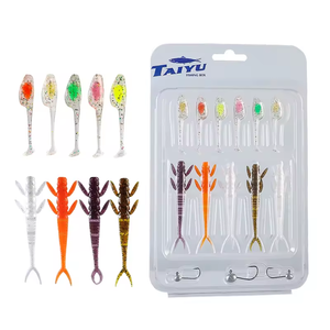 Tk myriapod TPR câu cá thu hút nhựa đa chân sâu thu hút mềm nhựa mồi mềm TPE thu hút Bộ - Product Image 2