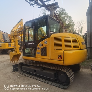 Gebruikt PC70-8 Laag Brandstofverbruik Japan 6-<span class=keywords><strong>7</strong></span> Ton 2022 <span class=keywords><strong>7</strong></span>,4 Ton Mini PC70 Graafmachine met Rototilt <span class=keywords><strong>Komatsu</strong></span> Motor - Product Image 2