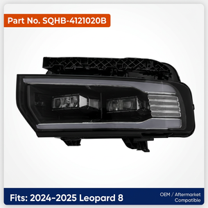 สำหรับอุปกรณ์เสริมระบบไฟส่องสว่างรถยนต์ BYD Leopard 8 ไฟหน้า LED หมายเลขอะไหล่แท้ SQHB-4121020B คุณภาพเทียบเท่า OEM ใช้ได้กับ BYD Leopard - Product Image 1