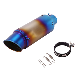 CQHZJ 51mm Universal Racing Moto Rendimiento Escape Silenciador Tailpip Motocicleta Reforma Resonador Silenciador Tubo de escape - Product Image 1