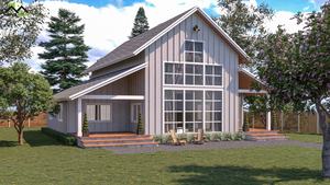 Villa de acero ligero prefabricada de montaje rápido con nuevo diseño industrial para sala de estar o uso al aire libre - Product Image 4