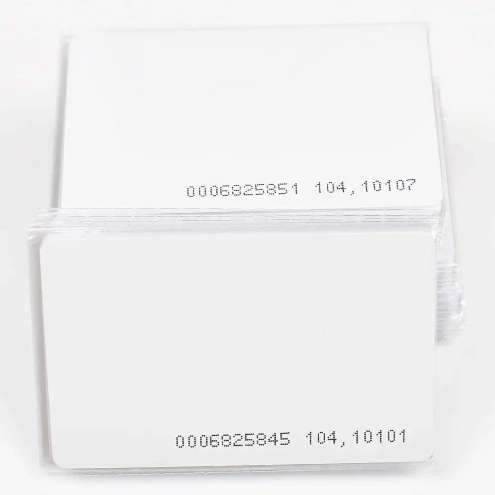Поликарбонатная ПВХ-карта для удостоверения личности, индивидуальная оконная карта 0,76 мм 0,5 мм