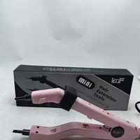 Kit d'outils professionnels personnalisés pour extensions de cheveux à la kératine, fer à fusionner pour salon, marque privée