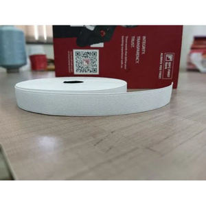 Nueva Cinta Elástica Jacquard de 6mm de Ancho, de Goma, para Textiles, Ropa, Bolsos, Cinturones, Cinturillas, con Estampado Floral y Técnica de Tejido - Product Image 1