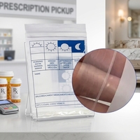 Fabricant de sacs refermables médicaux en gros, sacs de rangement pour pilules en LDPE transparent refermables pour usage pharmaceutique