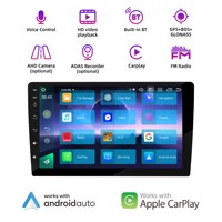Autoradio universel Android 10 pouces 9109A Octa Core 2+32G avec DSP intelligent 32EQ et Bluetooth mains libres pour mise à niveau de système d'origine