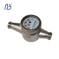 Contador de agua multiprotuberancia de acero inoxidable 304 DN 15 IP68 para agua fría, horizontal, doméstico, submedición, OEM, precisión Clase 2