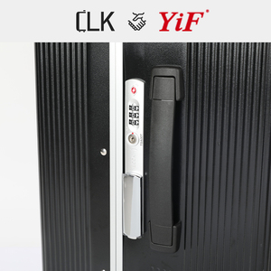 Grandes valises de voyage personnalisées avec roue de frein silencieuse et porte-gobelet Sacs de voyage à la mode Bagages à cadre en aluminium - Product Image 3