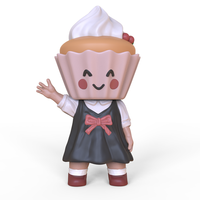Ventes directes figurine personnalisée en résine de haute qualité pour la décoration de la chambre figurines souvenirs anime gâteau figure statue décor