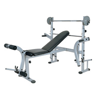 K-FIT Banc de musculation multifonction réglable et pliable pour la maison, équipement de gym à domicile, best-seller GS-309