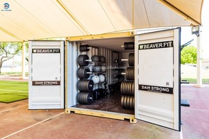 <span class=keywords><strong>Palestra</strong></span> Containerizzata <span class=keywords><strong>con</strong></span> Attrezzatura Completa, <span class=keywords><strong>Palestra</strong></span> Modulare Personalizzata in Container Marittimi - Product Image 2