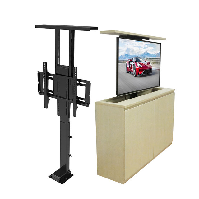Hot Sale Multifunctional Hidden TV Lift Motor Home Theatre Drop-Down Ceiling System TV Mounts & Carts