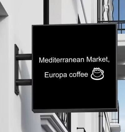 Double Sided Luminous Square Advertising Light