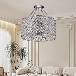 OEM nueva llegada Vintage Crystal Chandelier lámpara de techo Premi lámparas decoración del hogar candelabros modernos luces de techo - Product Image 1
