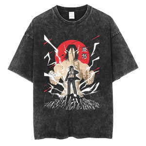 Camiseta retro con estampado de anime Attack on Titan para hombre y mujer, camiseta con estampado de cómic de dibujos animados para hombre, camiseta retro para - Product Image 4