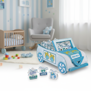 FAVOR Decorazione per auto a forma di bambino e bambina, colore azzurro - Product Image 3