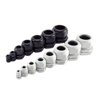 Presse-étoupe électrique JAR 1/2 NPT, connecteurs en plastique nylon avec écrou de blocage et joints