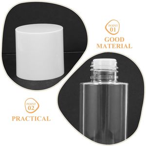 Flacon cosmétique en plastique de 300 ml, flacon cosmétique transparent en PET pour lotion pour le soin de la peau, emballage d'essence, logo ODM/OEM - Product Image 4