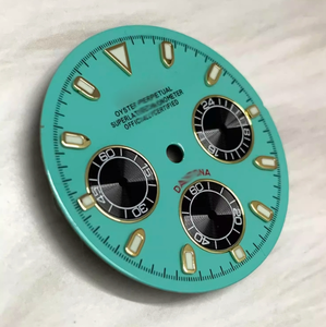 Vk63 ánh <span class=keywords><strong>s</strong></span>áng màu xanh xem quay <span class=keywords><strong>s</strong></span>ố 29.5mm màu xanh lá cây <span class=keywords><strong>s</strong></span>áng Xem quay thay thế phụ kiện phù hợp vk63 phong trào <span class=keywords><strong>S</strong></span> logo - Product Image 5