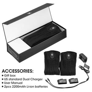 Personnalisé Hommes Femmes Casual <span class=keywords><strong>Bluetooth</strong></span> Solide Chauffant Thermique Coolmax Batterie Rechargeable pour Hiver Snowboard Ski Randonnée Épais Chaud - Product Image 6