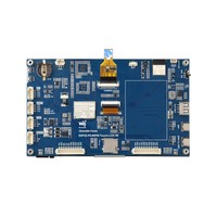 SKU-32511 Waveshare ESP32-P4-WIFI6 papan pengembangan layar sentuh 5 Titik 7 inci, berdasarkan ESP32-P4 dan ESP32-C6, 1024 x