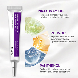 Organic Vitamin C & Hyaluronic Acid Retinol Eye <b>Cream</b>-Anti-Puffiness Pore Minimizer & Whitening Night Moisturizer - Product Image 4