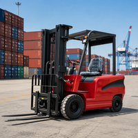 Chariot élévateur électrique à bas prix de 2 tonnes avec déplaceur latéral, utilisation en entrepôts et ports, chariot élévateur hydraulique mini de 3 tonnes et 5 tonnes, cabine personnalisée