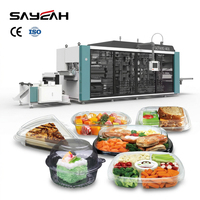 Automatische Wegwerp Plastic Voedselcontainer Thermovormende Machine Multi-Stations Thermovormende Machine