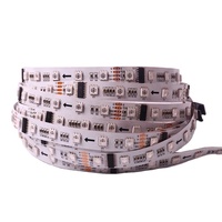 SK6812 / WS2812 / XT1511-WWA blanc chaud blanc froid ambre 5050 SMD 5050 rgb LED bande Cob LED bande 24V étanche à l'eau LED bande
