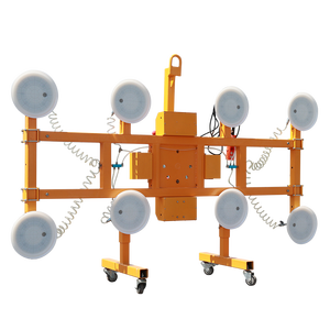 מערכת הרמה חשמלית לזכוכית עם כוסות יניקה בצורת H, שלט רחוק, רובוט הרמת זכוכית - Product Image 2