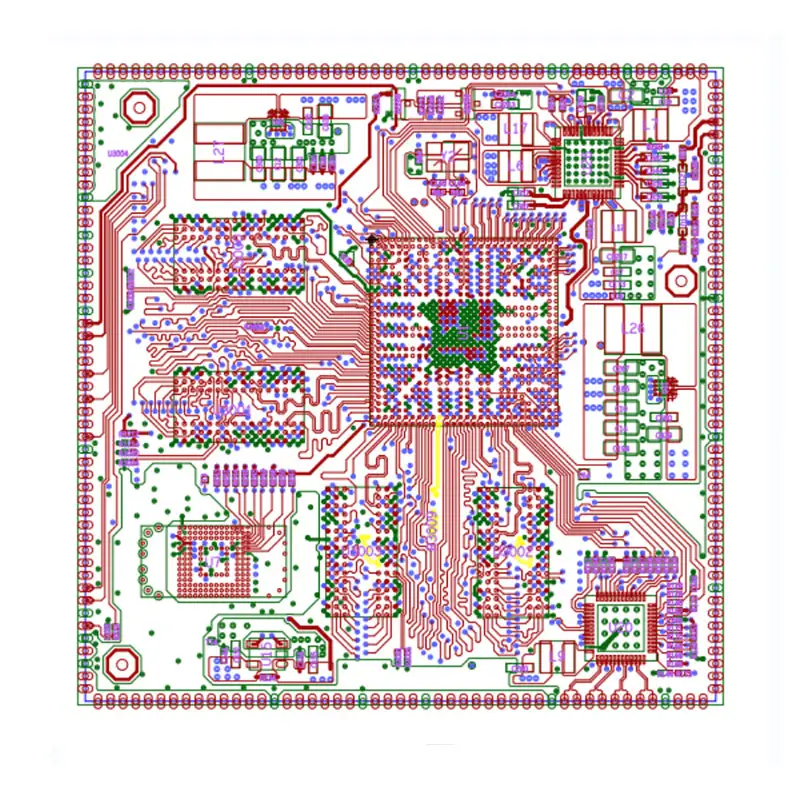 Oem تصميم إلكتروني pcb تطوير البرمجيات الإلكترونية تصميم مخصص pcb مخصص مربع التلفزيون الروبوت اللوحة