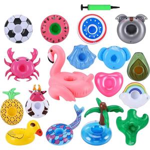 Nouveau design – Porte-gobelet flottant en PVC pour piscine, support à vin et boissons pour fête aquatique, jouet ballon - Product Image 1