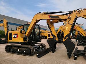 Excavatrice compacte SY75C avec bras à longue portée de 7 m excelle dans les travaux de construction municipale complexes - Product Image 4