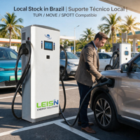 Station de recharge pour véhicules électriques DC 60-80KW prête à l'emploi au Brésil avec stock local et support technique |   CE |   IP55 |   4G en option