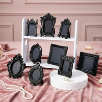 Cadre photo vertical en résine gaufrée de style européen rétro, écologique et durable, avec une touche de luxe pour la décoration intérieure