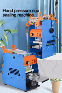Machine à sceller les tasses à thé à bulles 88 90 95 PP PE papier thé au lait machines à sceller les bulles - Product Image 2