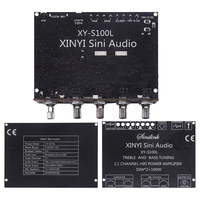 Module d'amplificateur de puissance audio BT 2.1 canaux XY-S100L XINYI Sini Audio avec haut-parleur de graves et aigus