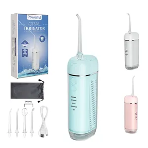 Xách tay có thể sạc lại tốt nhất Flosser nước uống Irrigator nước kẹo cao su Flosser như đã thấy trên TV cho răng làm sạch