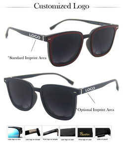 Lunettes d'observation d'éclipse solaire détachables en plastique, verres miroir, monture carrée intégrale, unisexe, noires, en PC, logo personnalisé - Product Image 3