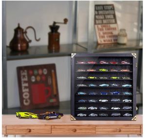 Vitrina <span class=keywords><strong>de</strong></span> Madera Personalizada para Hot Wheels, Soporte <span class=keywords><strong>de</strong></span> Pared para 80 Modelos <span class=keywords><strong>de</strong></span> Autos <span class=keywords><strong>de</strong></span> Juguete, Organizador <span class=keywords><strong>de</strong></span> Almacenamiento, Puerta <span class=keywords><strong>de</strong></span> Vidrio Acrílico con Protección UV - Product Image 4