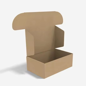 Vente en gros de boîtes de commande par correspondance recyclables kraft de haute qualité emballage auto-scellé boîtes d'avion en papier artisanal d'expédition - Product Image 3