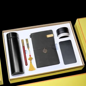دفتر يوميات A5 مع قلم مجموعة ثابتة هدية ترويجية Usb عصا مخطط أعمال بيع بالجملة حسب الطلب